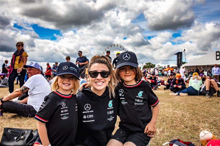 Family at Silverstone